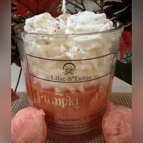 Pumkin Pie Scented Dessert Candles - Picture 3 of 4